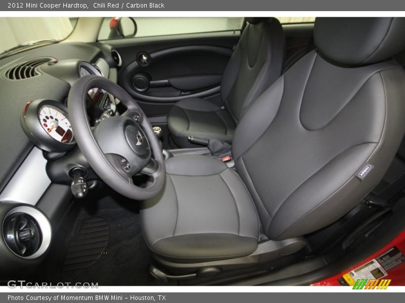 Chili Red / Carbon Black 2012 Mini Cooper Hardtop