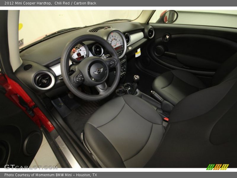 Chili Red / Carbon Black 2012 Mini Cooper Hardtop