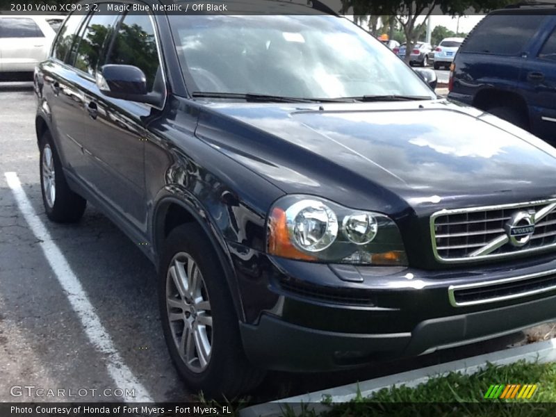 Magic Blue Metallic / Off Black 2010 Volvo XC90 3.2