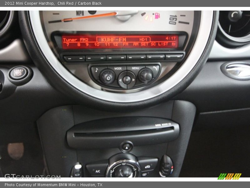 Chili Red / Carbon Black 2012 Mini Cooper Hardtop