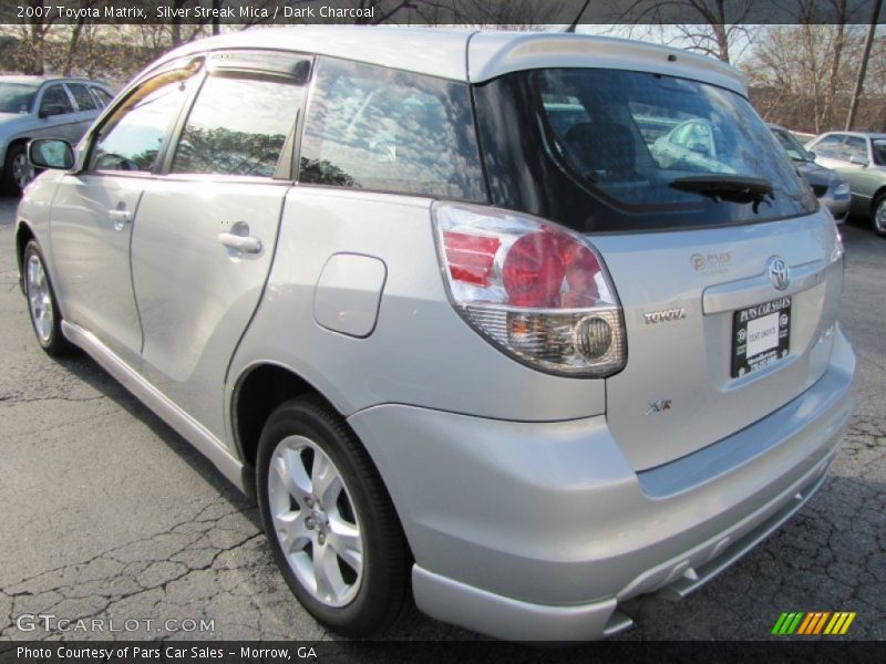 Silver Streak Mica / Dark Charcoal 2007 Toyota Matrix