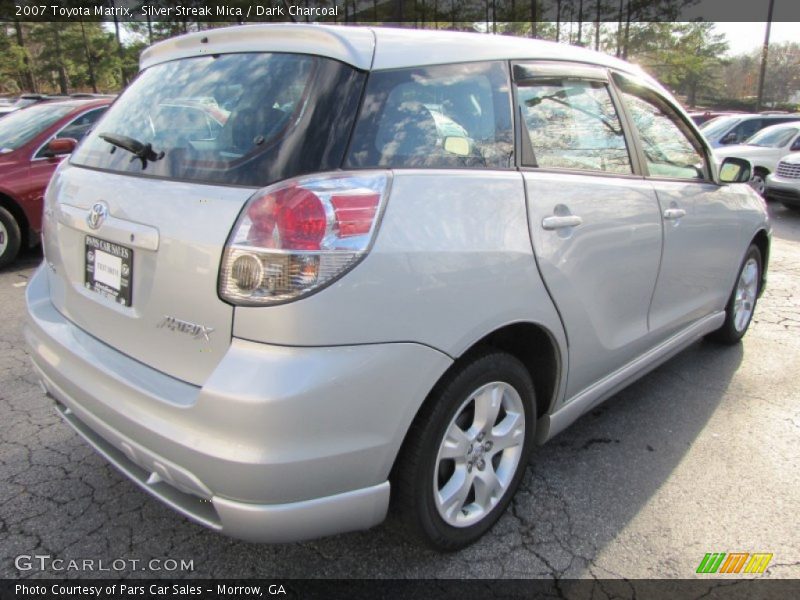 Silver Streak Mica / Dark Charcoal 2007 Toyota Matrix
