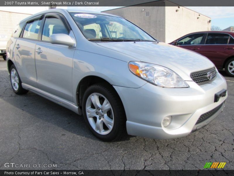 Silver Streak Mica / Dark Charcoal 2007 Toyota Matrix