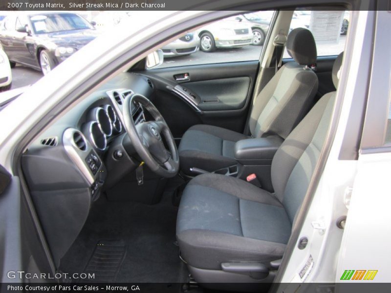 Silver Streak Mica / Dark Charcoal 2007 Toyota Matrix