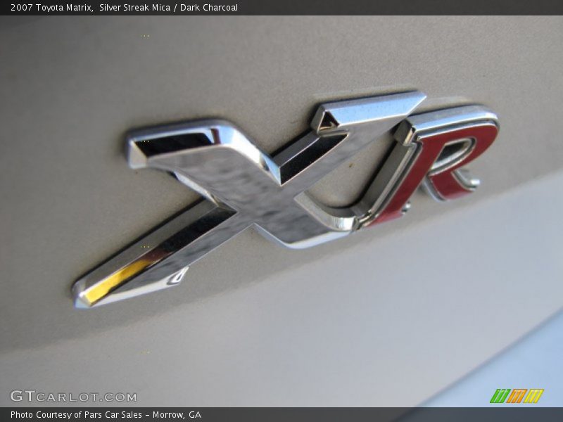 Silver Streak Mica / Dark Charcoal 2007 Toyota Matrix