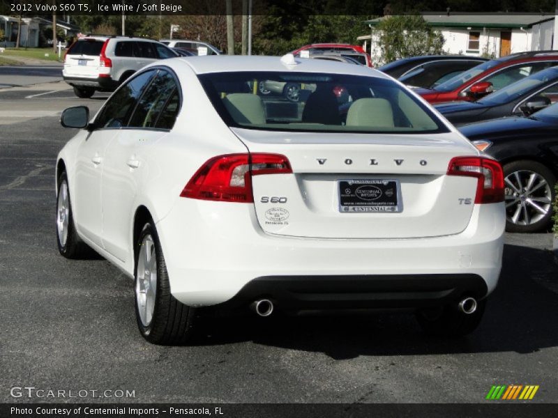 Ice White / Soft Beige 2012 Volvo S60 T5