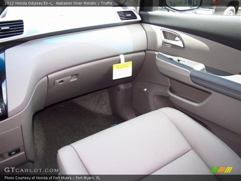 Alabaster Silver Metallic / Truffle 2012 Honda Odyssey EX-L