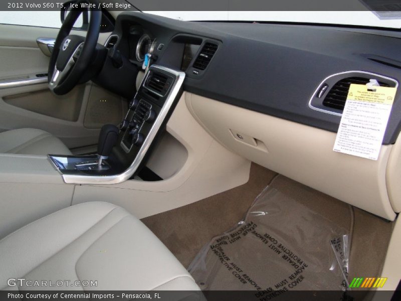 Ice White / Soft Beige 2012 Volvo S60 T5