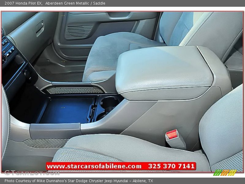 Aberdeen Green Metallic / Saddle 2007 Honda Pilot EX