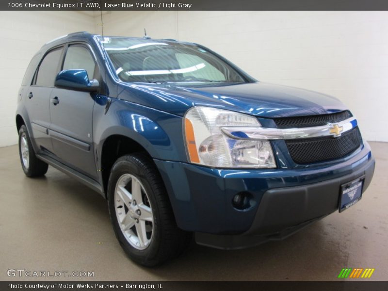 Laser Blue Metallic / Light Gray 2006 Chevrolet Equinox LT AWD