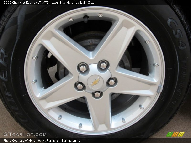Laser Blue Metallic / Light Gray 2006 Chevrolet Equinox LT AWD