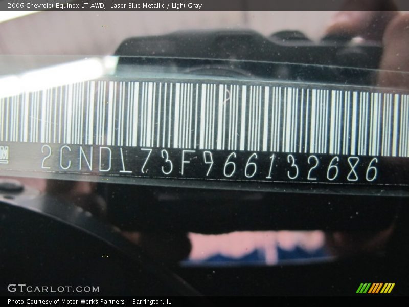 Laser Blue Metallic / Light Gray 2006 Chevrolet Equinox LT AWD