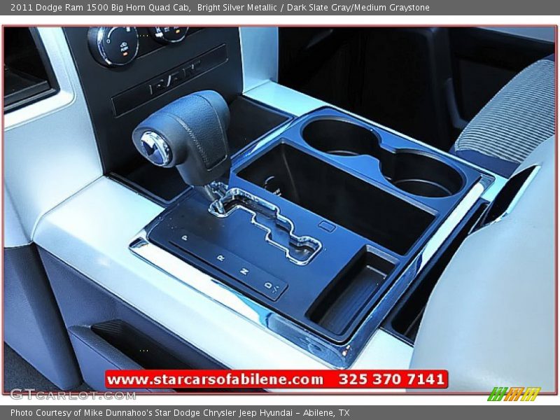 Bright Silver Metallic / Dark Slate Gray/Medium Graystone 2011 Dodge Ram 1500 Big Horn Quad Cab