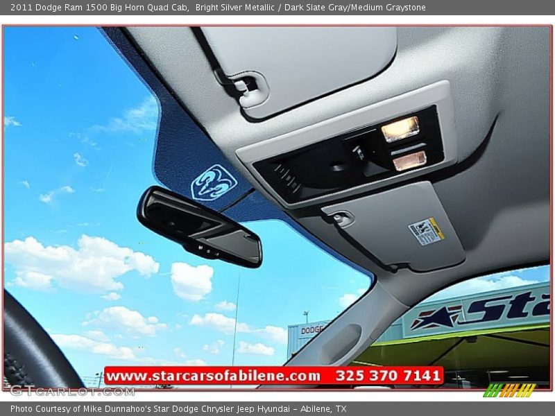 Bright Silver Metallic / Dark Slate Gray/Medium Graystone 2011 Dodge Ram 1500 Big Horn Quad Cab