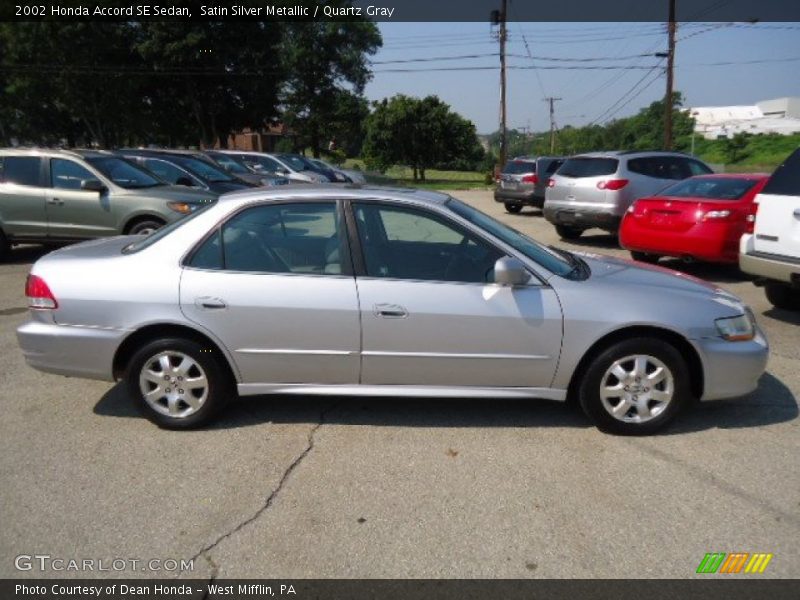 Satin Silver Metallic / Quartz Gray 2002 Honda Accord SE Sedan