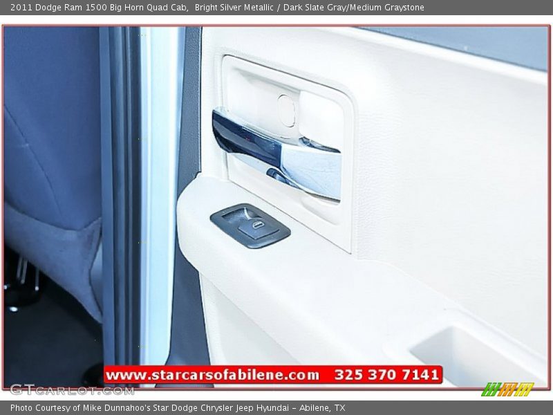 Bright Silver Metallic / Dark Slate Gray/Medium Graystone 2011 Dodge Ram 1500 Big Horn Quad Cab