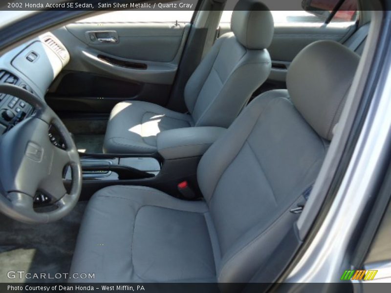 Satin Silver Metallic / Quartz Gray 2002 Honda Accord SE Sedan