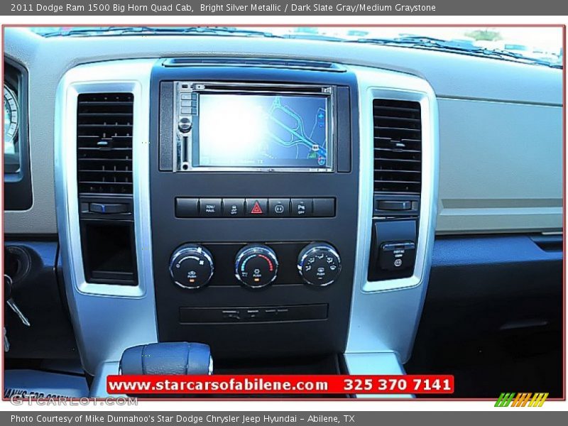 Bright Silver Metallic / Dark Slate Gray/Medium Graystone 2011 Dodge Ram 1500 Big Horn Quad Cab
