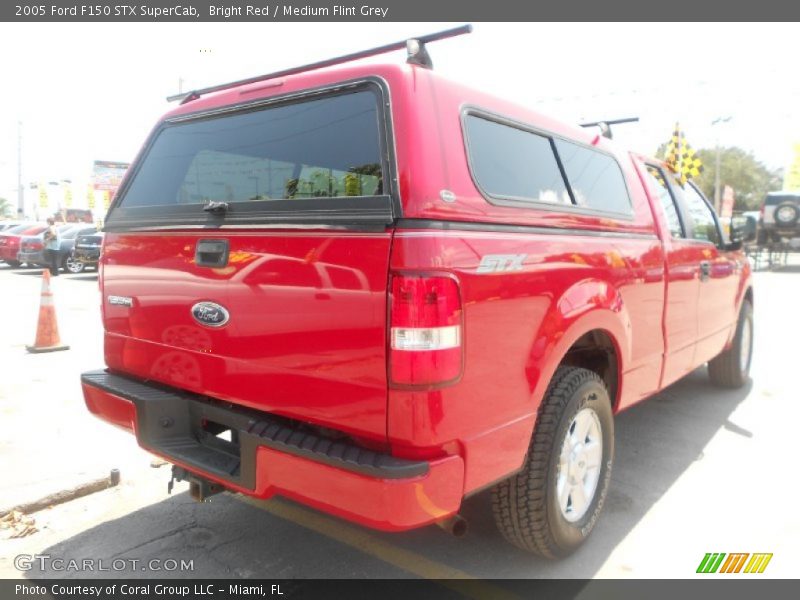 Bright Red / Medium Flint Grey 2005 Ford F150 STX SuperCab