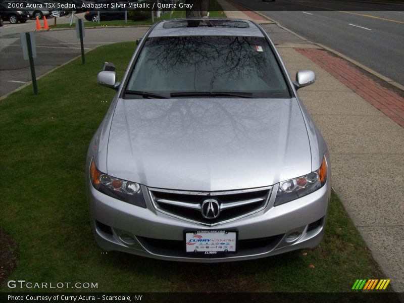Alabaster Silver Metallic / Quartz Gray 2006 Acura TSX Sedan