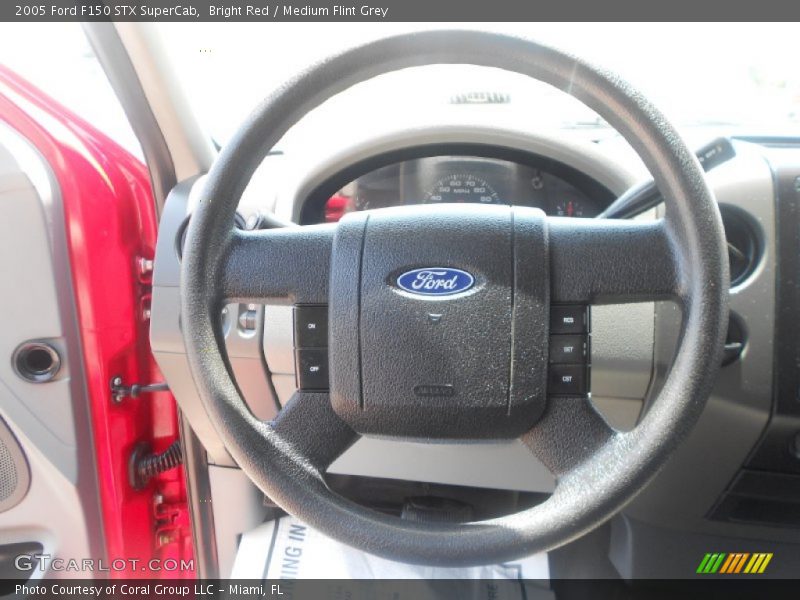 Bright Red / Medium Flint Grey 2005 Ford F150 STX SuperCab