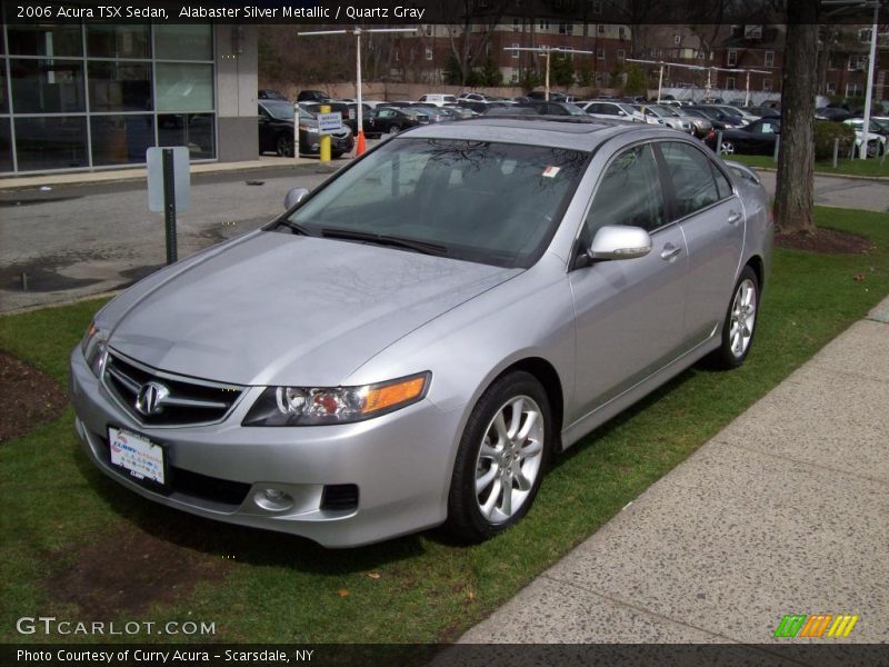 Alabaster Silver Metallic / Quartz Gray 2006 Acura TSX Sedan