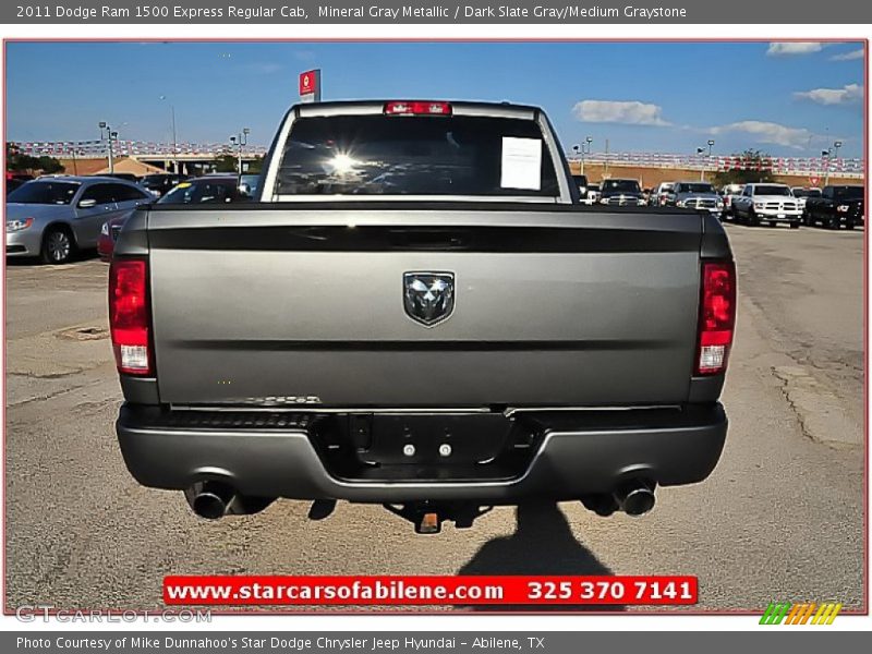 Mineral Gray Metallic / Dark Slate Gray/Medium Graystone 2011 Dodge Ram 1500 Express Regular Cab