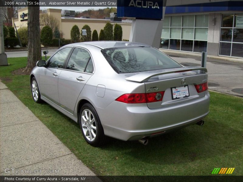 Alabaster Silver Metallic / Quartz Gray 2006 Acura TSX Sedan