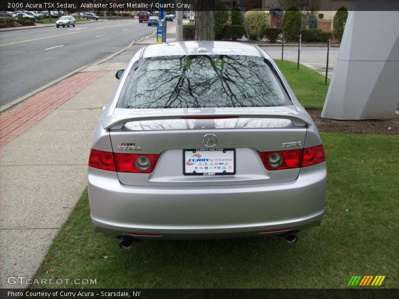 Alabaster Silver Metallic / Quartz Gray 2006 Acura TSX Sedan