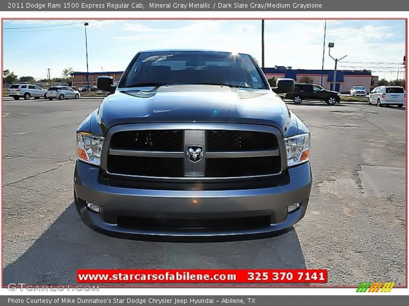 Mineral Gray Metallic / Dark Slate Gray/Medium Graystone 2011 Dodge Ram 1500 Express Regular Cab