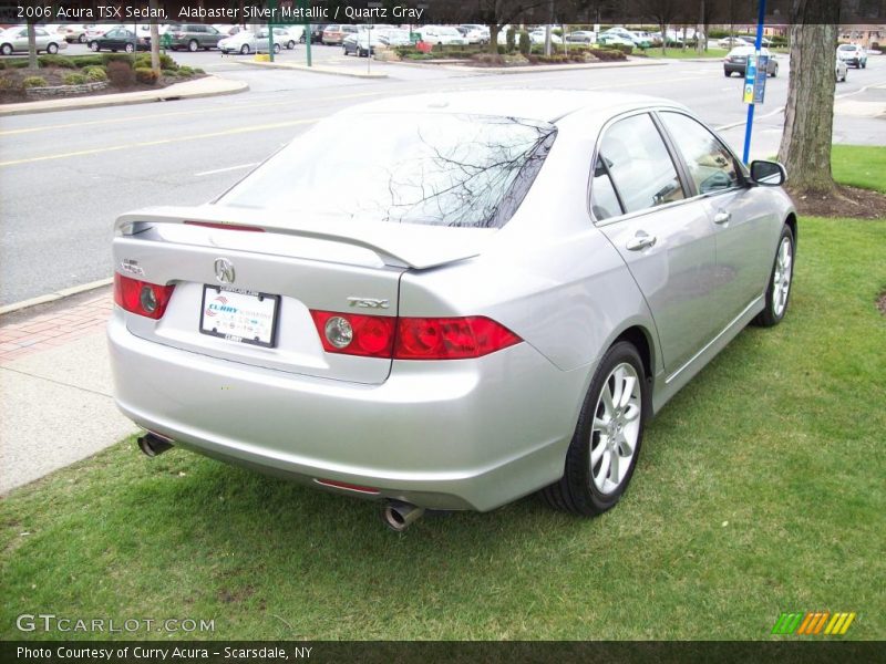Alabaster Silver Metallic / Quartz Gray 2006 Acura TSX Sedan