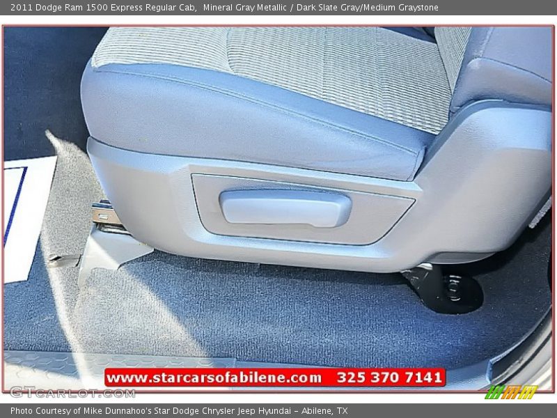 Mineral Gray Metallic / Dark Slate Gray/Medium Graystone 2011 Dodge Ram 1500 Express Regular Cab