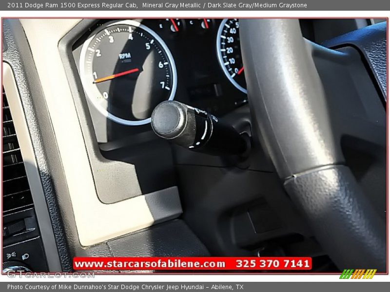 Mineral Gray Metallic / Dark Slate Gray/Medium Graystone 2011 Dodge Ram 1500 Express Regular Cab