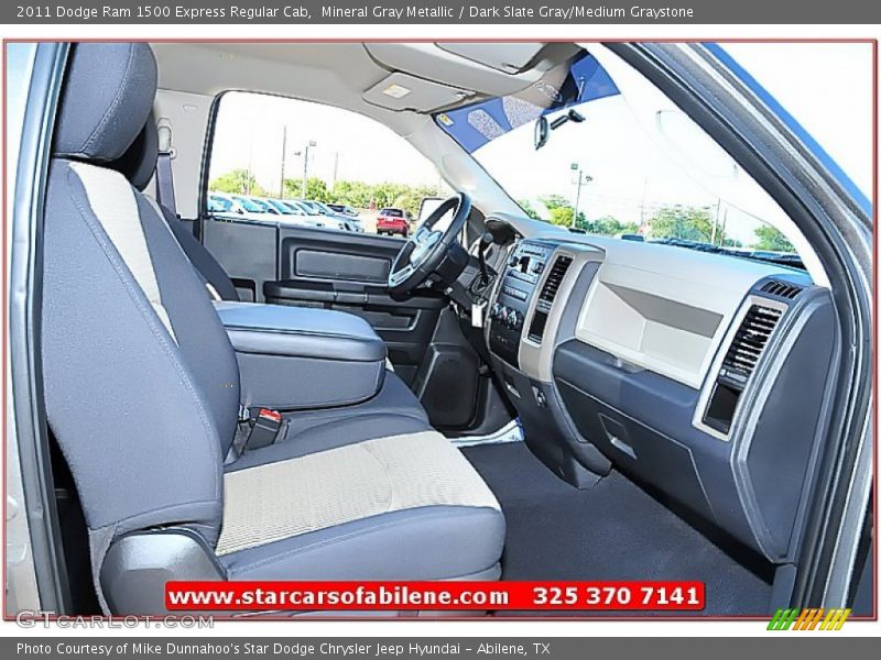 Mineral Gray Metallic / Dark Slate Gray/Medium Graystone 2011 Dodge Ram 1500 Express Regular Cab