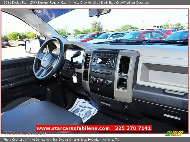 Mineral Gray Metallic / Dark Slate Gray/Medium Graystone 2011 Dodge Ram 1500 Express Regular Cab