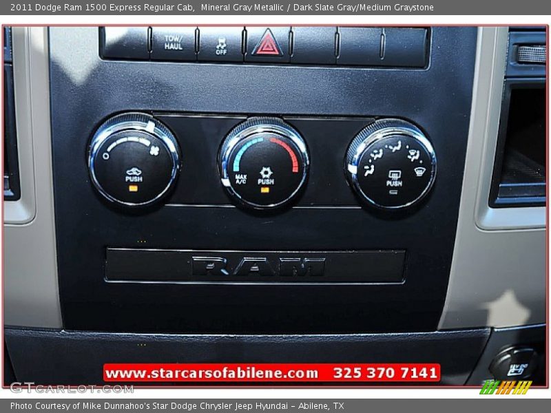 Mineral Gray Metallic / Dark Slate Gray/Medium Graystone 2011 Dodge Ram 1500 Express Regular Cab