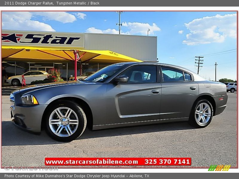 Tungsten Metallic / Black 2011 Dodge Charger Rallye