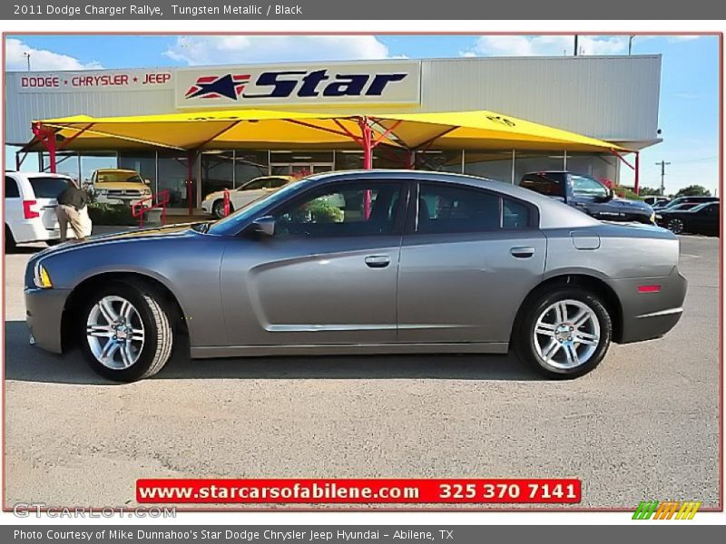 Tungsten Metallic / Black 2011 Dodge Charger Rallye