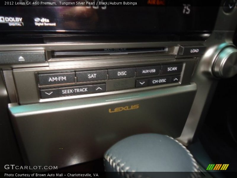 Tungsten Silver Pearl / Black/Auburn Bubinga 2012 Lexus GX 460 Premium