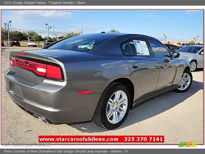 Tungsten Metallic / Black 2011 Dodge Charger Rallye
