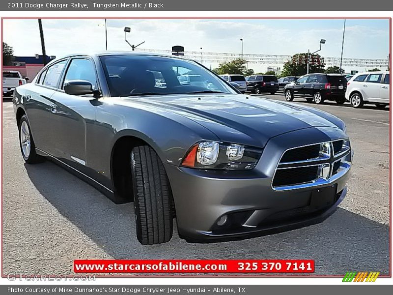 Tungsten Metallic / Black 2011 Dodge Charger Rallye