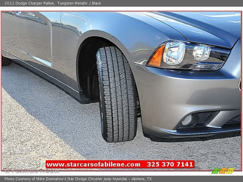 Tungsten Metallic / Black 2011 Dodge Charger Rallye