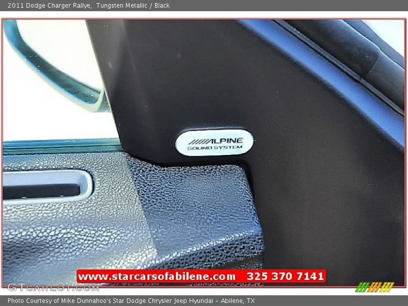 Tungsten Metallic / Black 2011 Dodge Charger Rallye