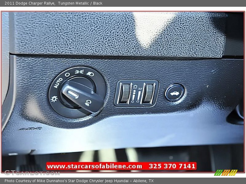 Tungsten Metallic / Black 2011 Dodge Charger Rallye