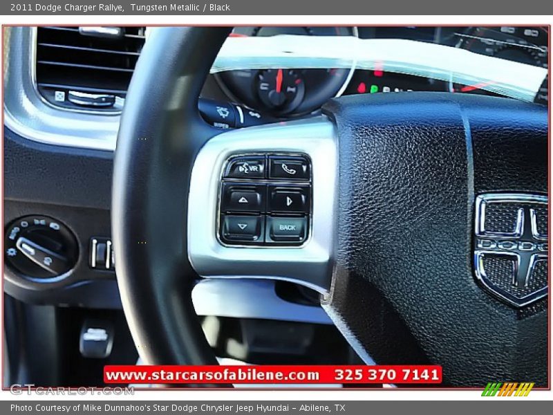Tungsten Metallic / Black 2011 Dodge Charger Rallye