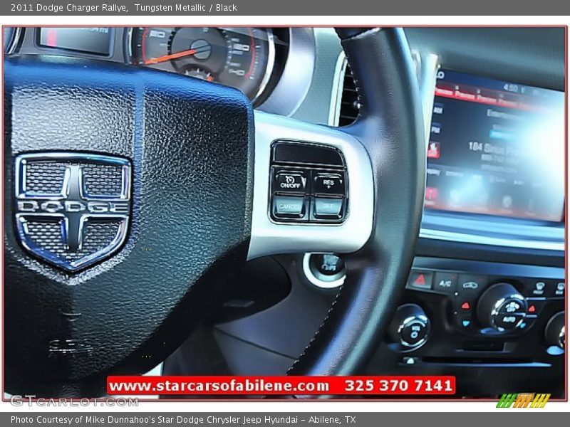 Tungsten Metallic / Black 2011 Dodge Charger Rallye