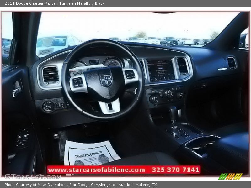 Tungsten Metallic / Black 2011 Dodge Charger Rallye