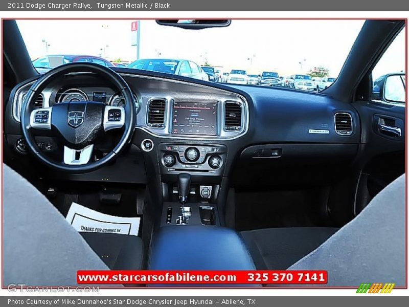 Tungsten Metallic / Black 2011 Dodge Charger Rallye