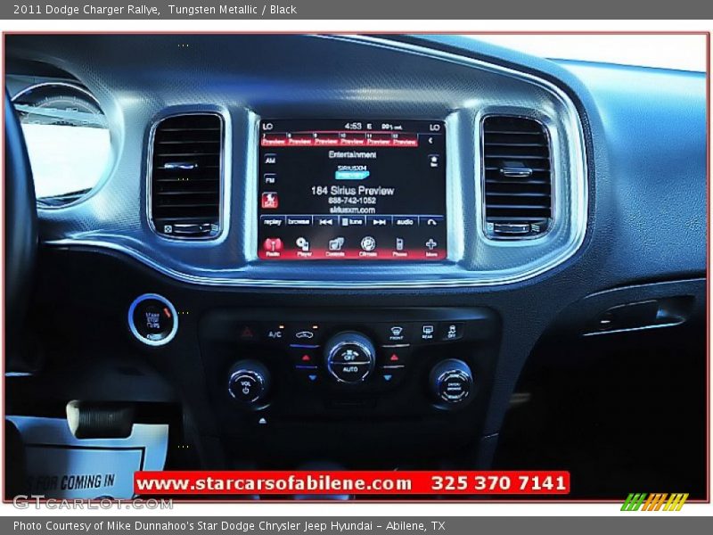 Tungsten Metallic / Black 2011 Dodge Charger Rallye