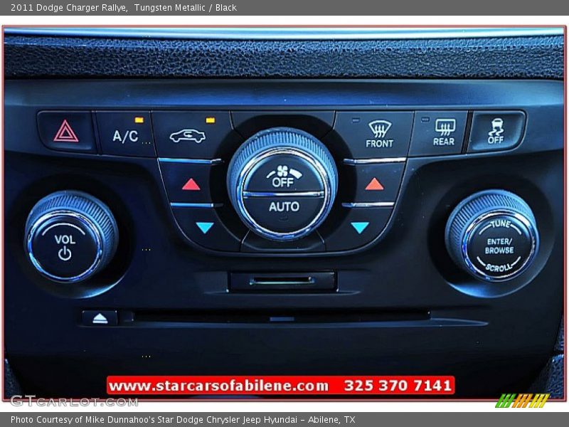 Tungsten Metallic / Black 2011 Dodge Charger Rallye